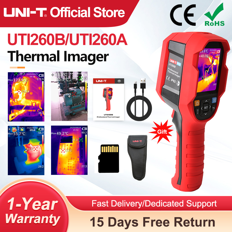 UNI-T UTI260B UTI260A Thermal  - Thermal Imaging Camera 256X192 评论和价格